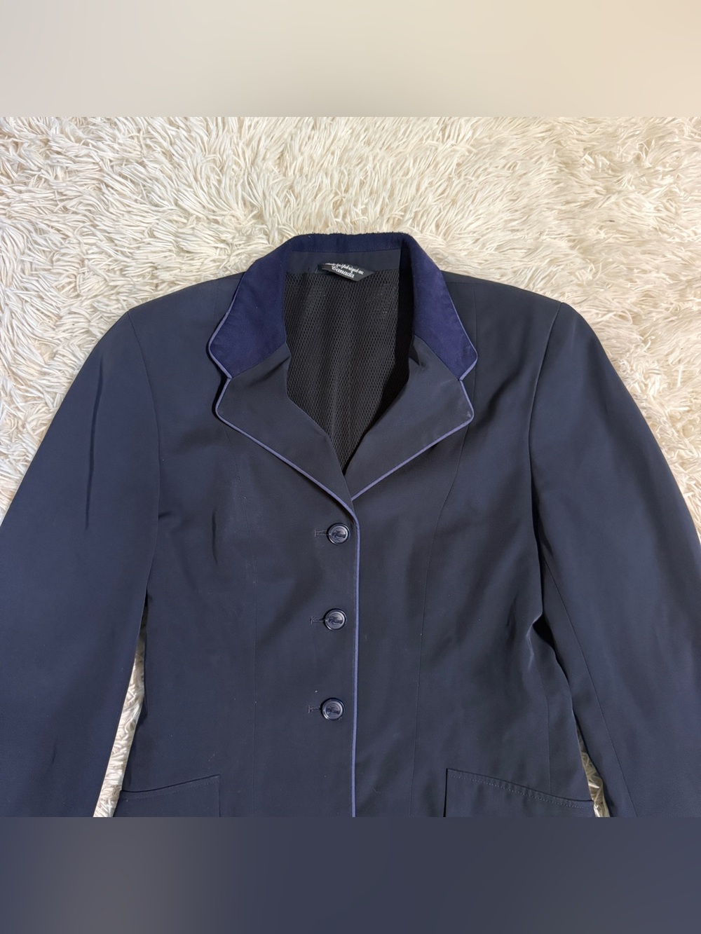 Women’s Size 10T Slim Navy Grand Prix Horseback Riding Show Coat. - Picture 2 of 9